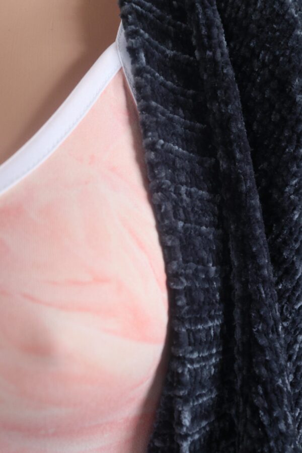 Plain Chenille Cardigan