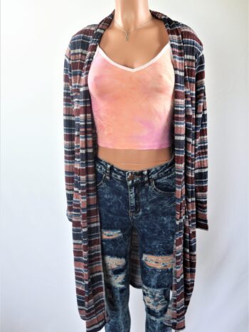 Multi Stripe Duster