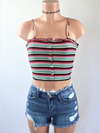 Alice Stripe Crop Top