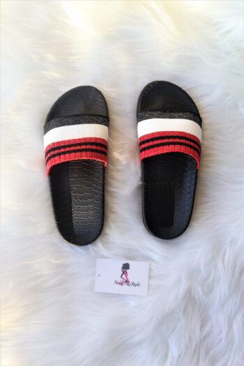 Red Stripe Slides