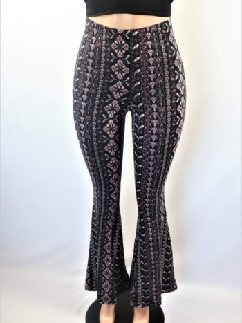Dark Purple Santana Palazzo Pants
