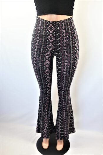 Dark Purple Santana Palazzo Pants