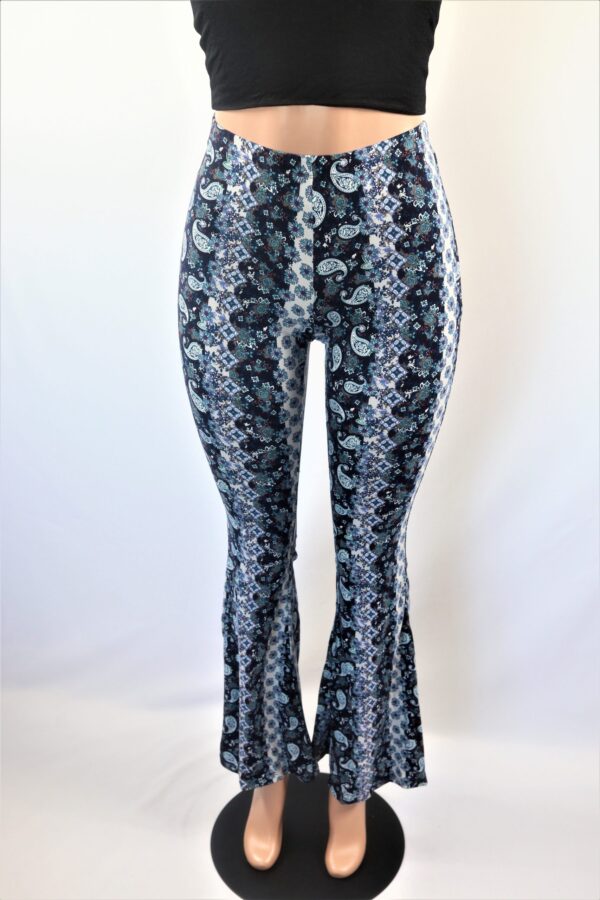 Blue Santana Palazzo Pants