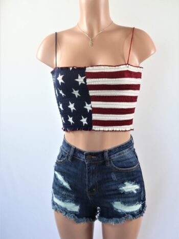 USA Crop Top