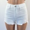 White Ripped Shorts