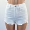 White Ripped Shorts