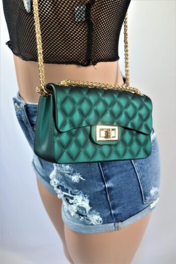 Simple Quilted Crossbody Bag 1