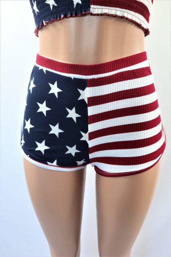 USA Ribbed Shorts