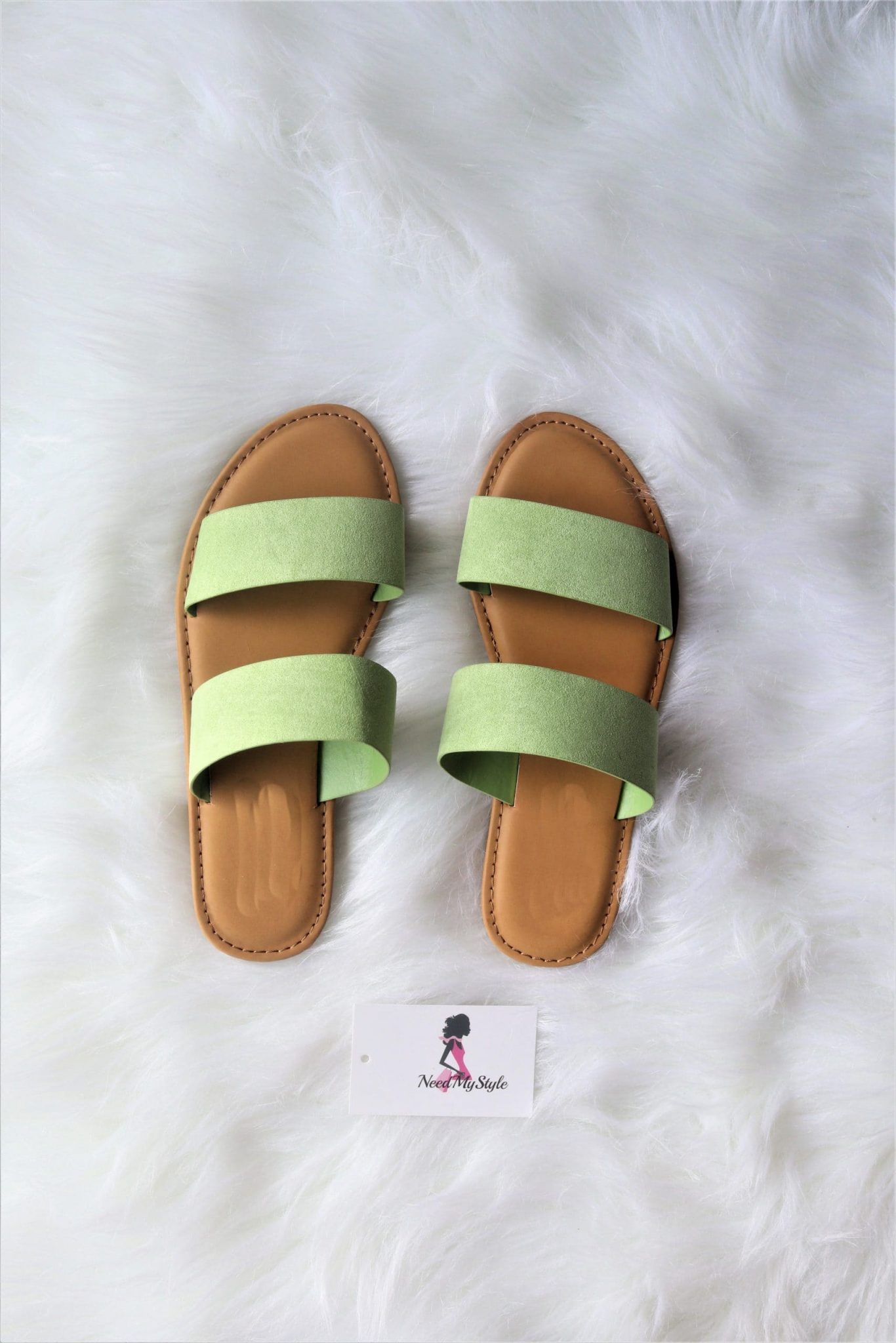Multi Color Faux Suede Sandals