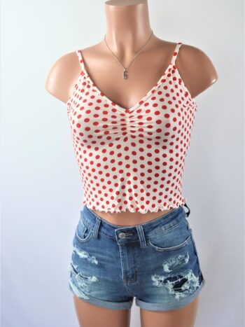 Polka Dot Crop Top