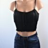 Dainty Satin Crop Top