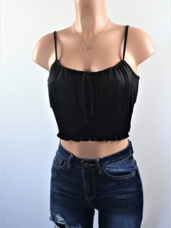 Dainty Satin Crop Top Dainty Satin Crop Top