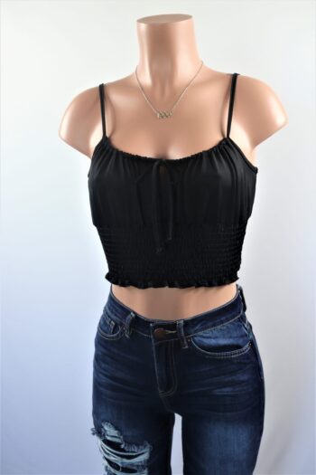 Dainty Satin Crop Top