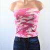 Pink Camo Tube Top