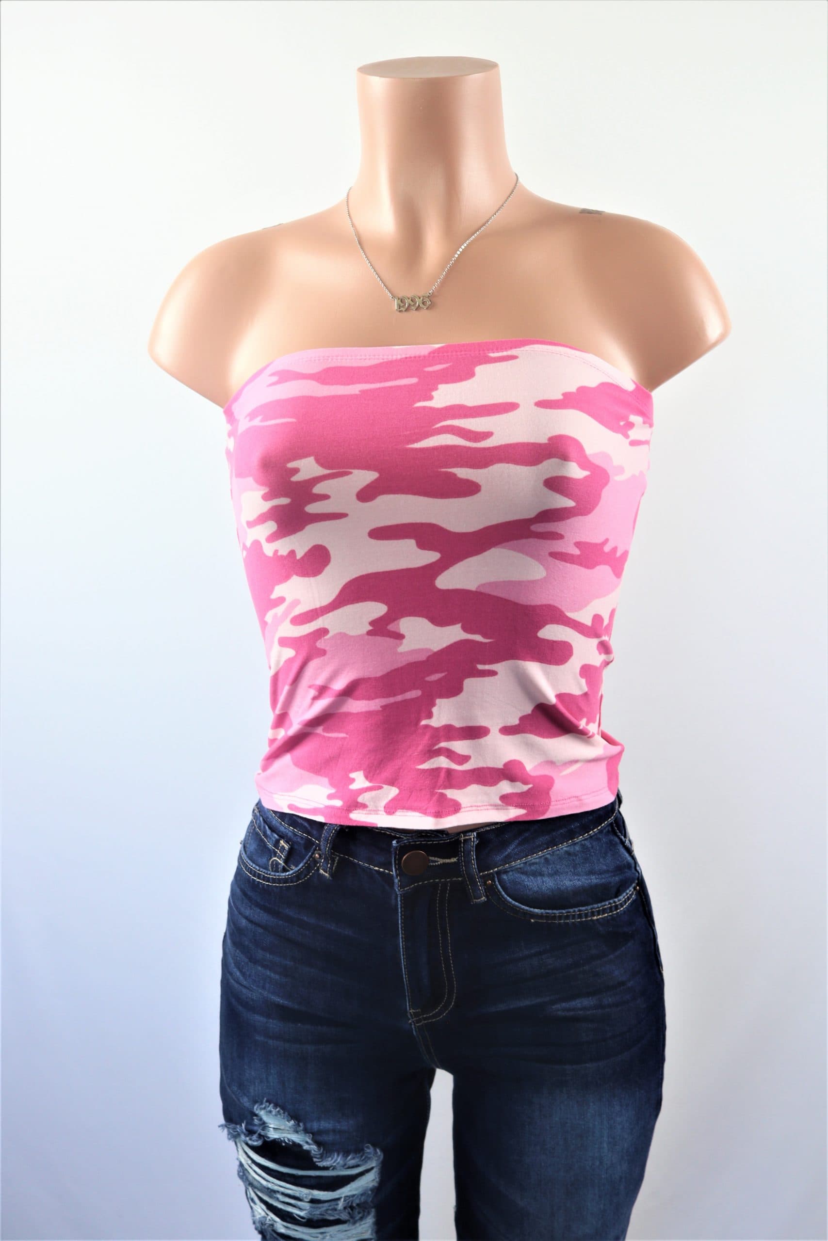 Pink Camo Tube Top - NeedMyStyle