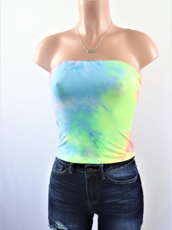 Tie Dye Tube Top Tie Dye Tube Top