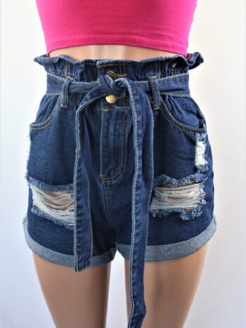 Paperbag Denim Shorts Paperbag Denim Shorts