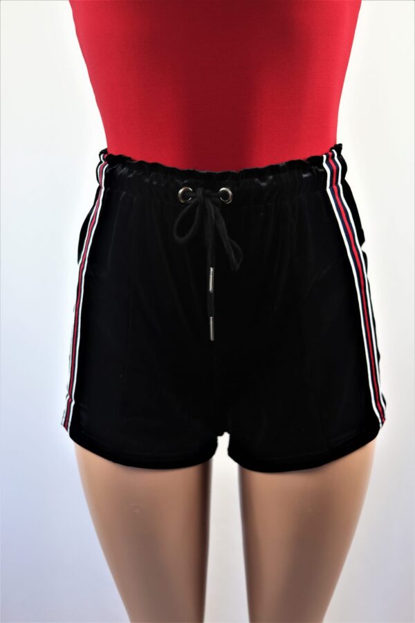 Velvet Stripe Shorts