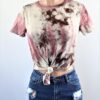 Mauve Tie Dye Top