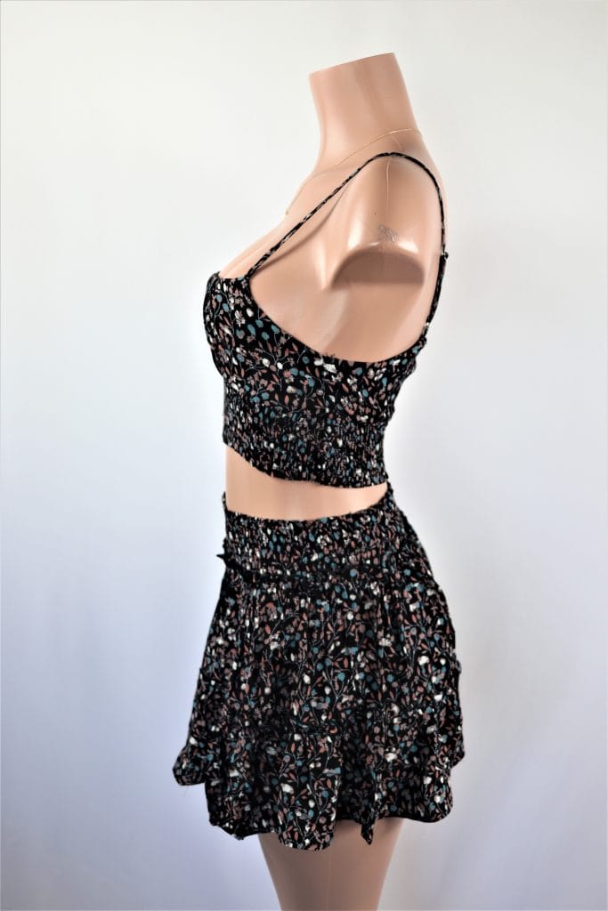 Floral Mini Skirt Set - Final Sale - NeedMyStyle
