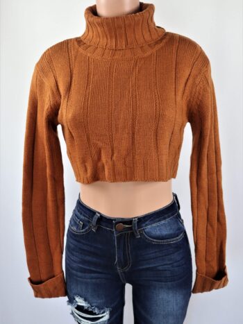 Rolled Knitted Crop Top Rolled Knitted Crop Top