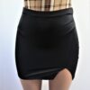 Satin Casino Mini Skirt