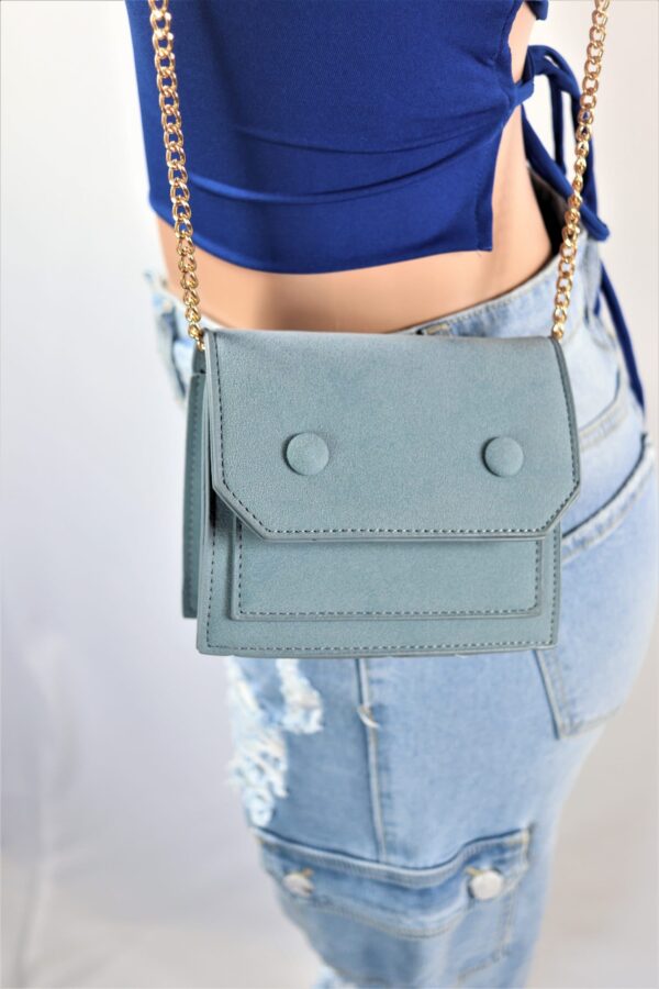 Faux Suede Clutch