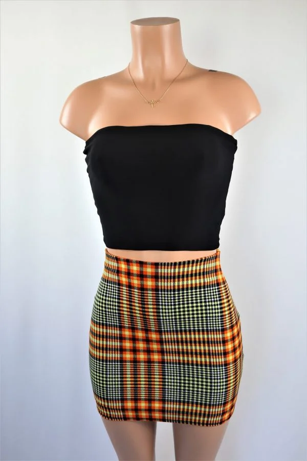 Mad For Plaid Skirt