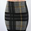 Brushed Plaid Skirt