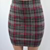 Pink Plaid Skirt