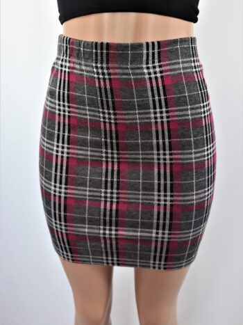 Pink Plaid Skirt Pink Plaid Skirt