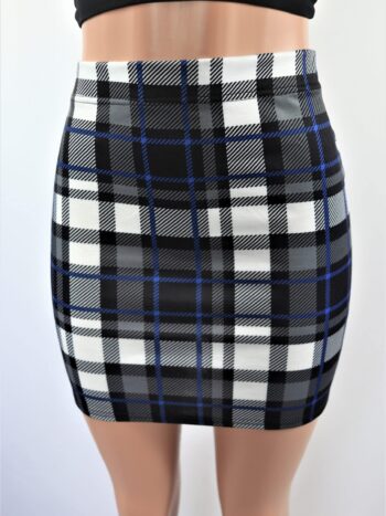 Blue Plaid Skirt Blue Plaid Skirt