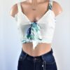 Linen Crop Top