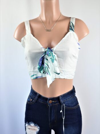 Linen Crop Top Linen Crop Top