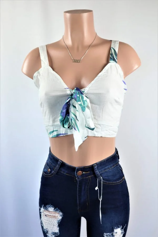 Linen Crop Top Linen Crop Top