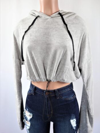 Just Relax Crop Hoodie Just Relax Crop Hoodie