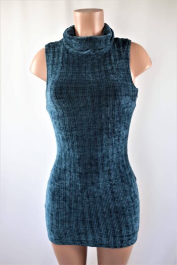 Knitted Velvet Dress