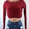 Chanel Crop Sweater Top