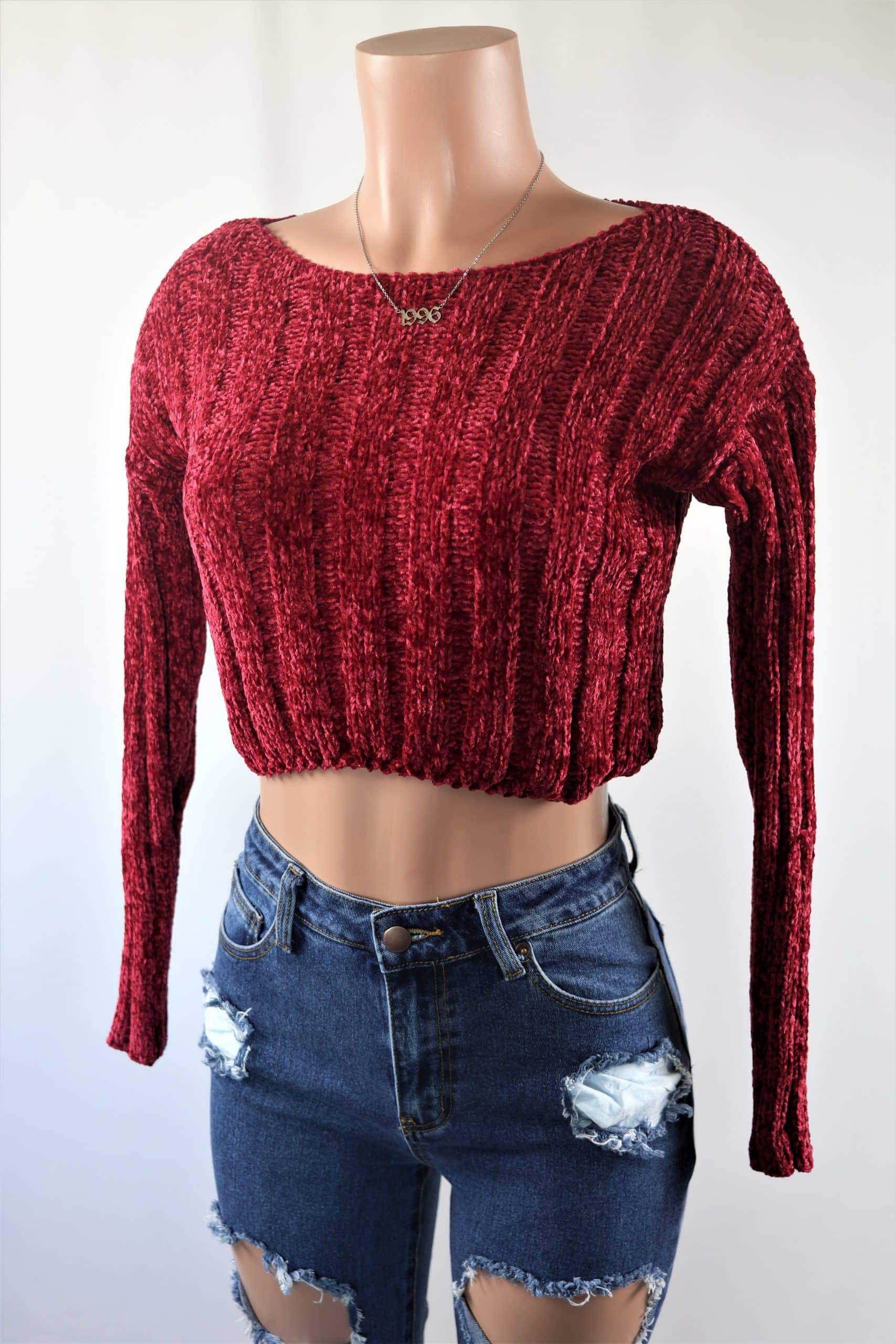 Chanel Crop Sweater Top - NeedMyStyle