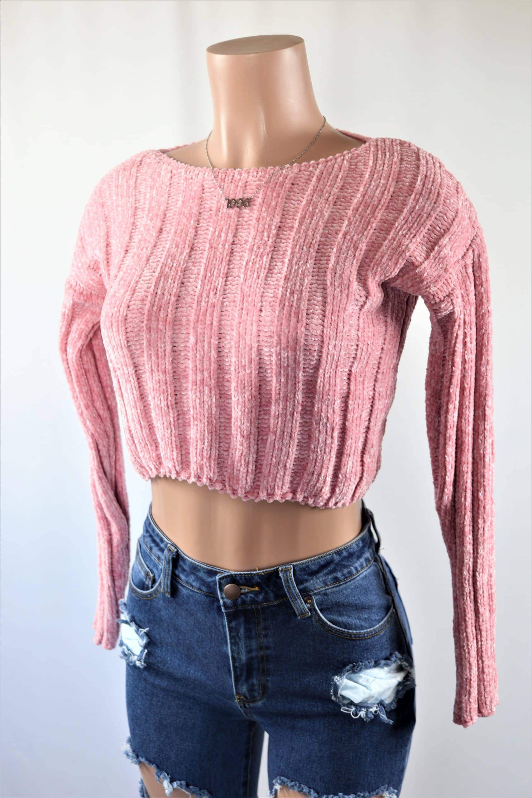 Chanel Crop Sweater Top - NeedMyStyle