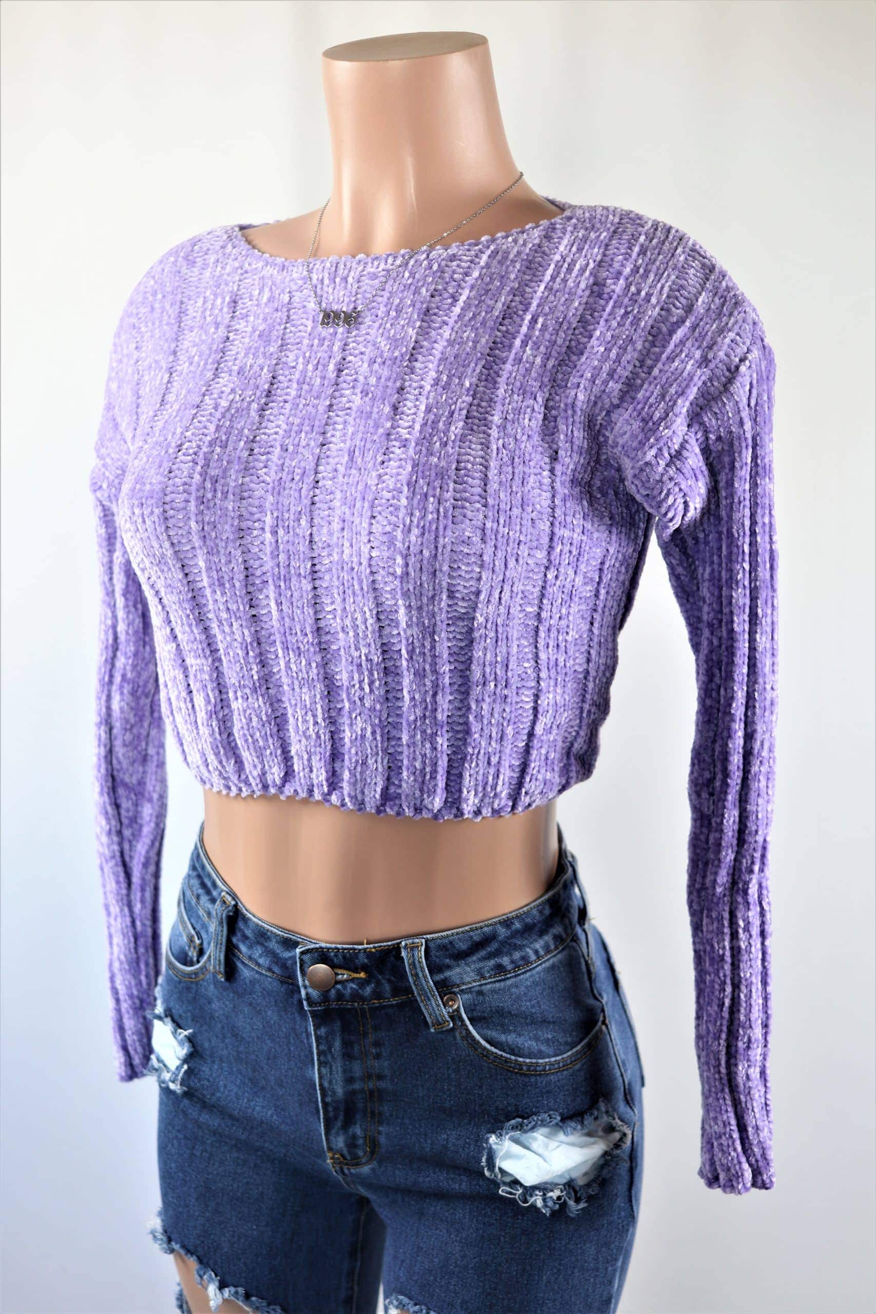 Chanel Crop Sweater Top - NeedMyStyle