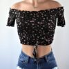 Lele Floral Crop Top