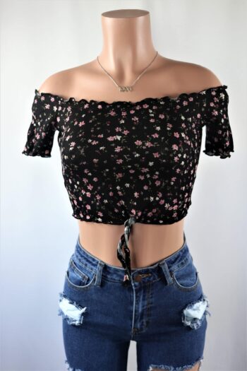 Lele Floral Crop Top