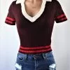 Rosewood Stripe Top