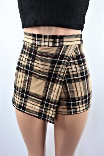 Morgan Plaid Skort