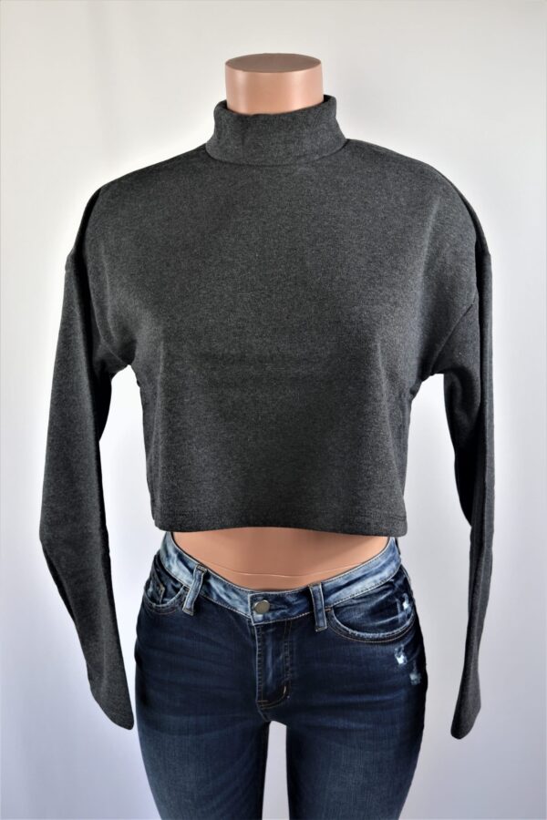 Boxy Fleece Crop Top