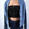 Blue Washed Cardigan