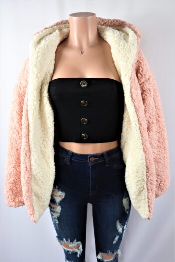 Two Tone Sherpa Jacket