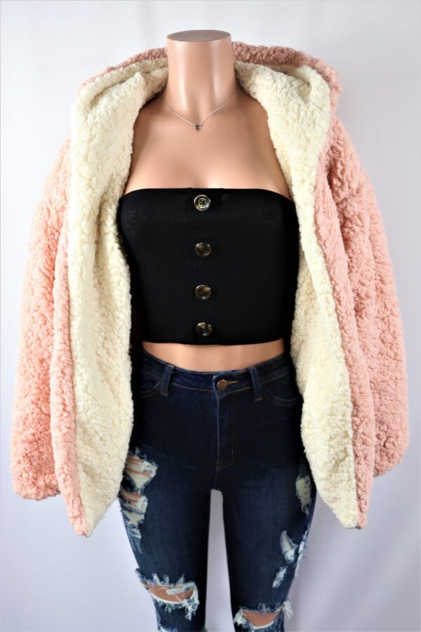 Two Tone Sherpa Jacket