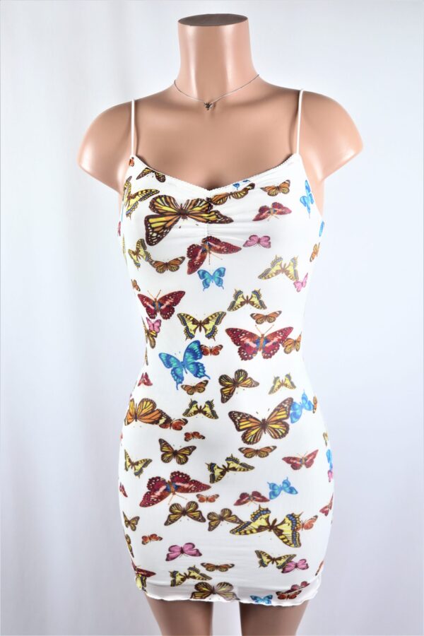 Butterfly Mesh Dress